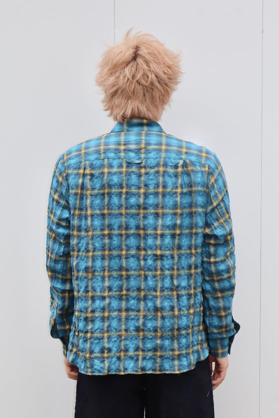 トップス Laid.B Wet Rag Check Shirts BLUE 1 Laid.B(レイドビー)のWet Rag Check Shirts BLUEの通販｜PALETTE art