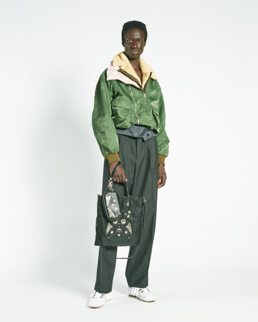TOGA(トーガ)のNYLON TWILL REVERSIBLE BLOUSON KHAKIの通販｜PALETTE