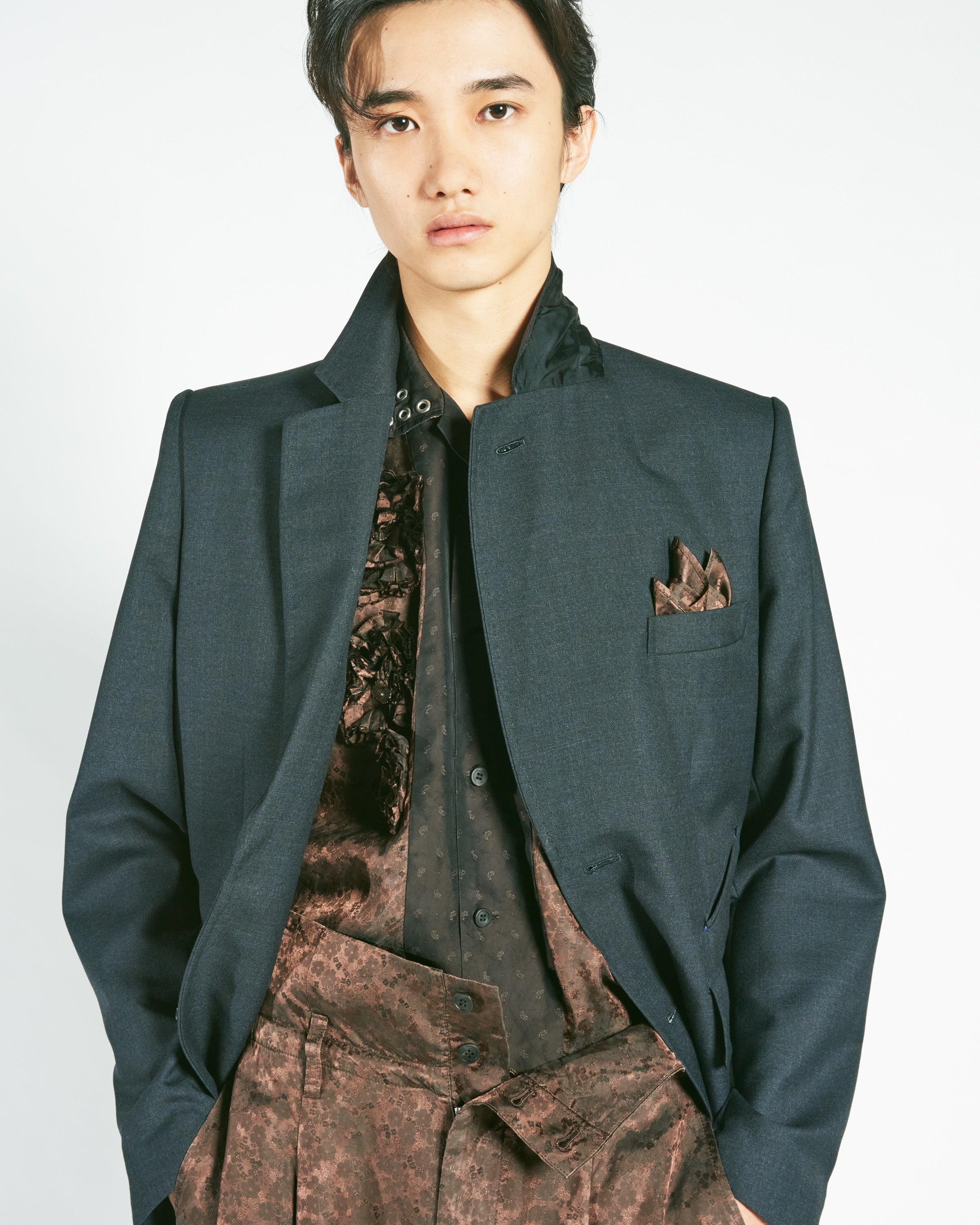 TOGA(トーガ)のTWILL JACKET NAVYの通販｜PALETTE art aliveの
