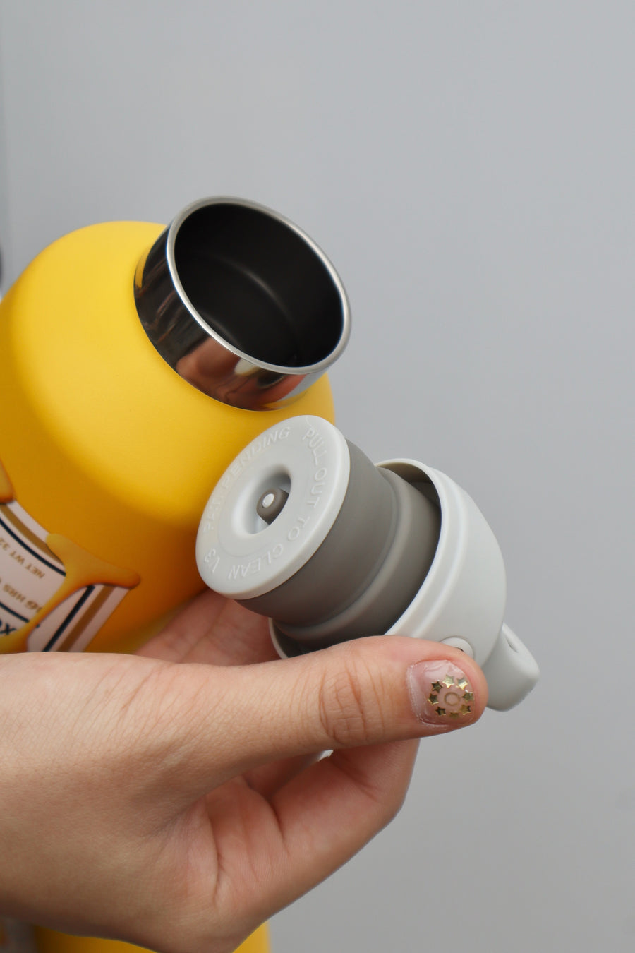 doublet(ダブレット)のFRIDGE STYLE WATER BOTTLE LARGE MUSTARDの通販