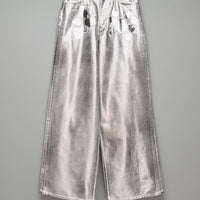 MASU(エムエーエスユー)のMASU BOYS” EMBLEM BAGGY JEANS SILVERの通販