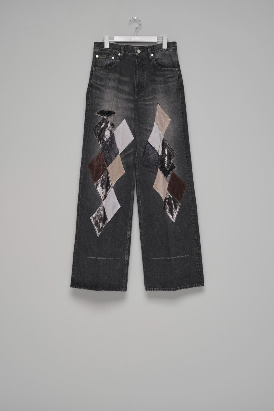 MASU(エムエーエスユー)のMB DIAMOND WIDE JEANS BLACKの通販｜PALETTE