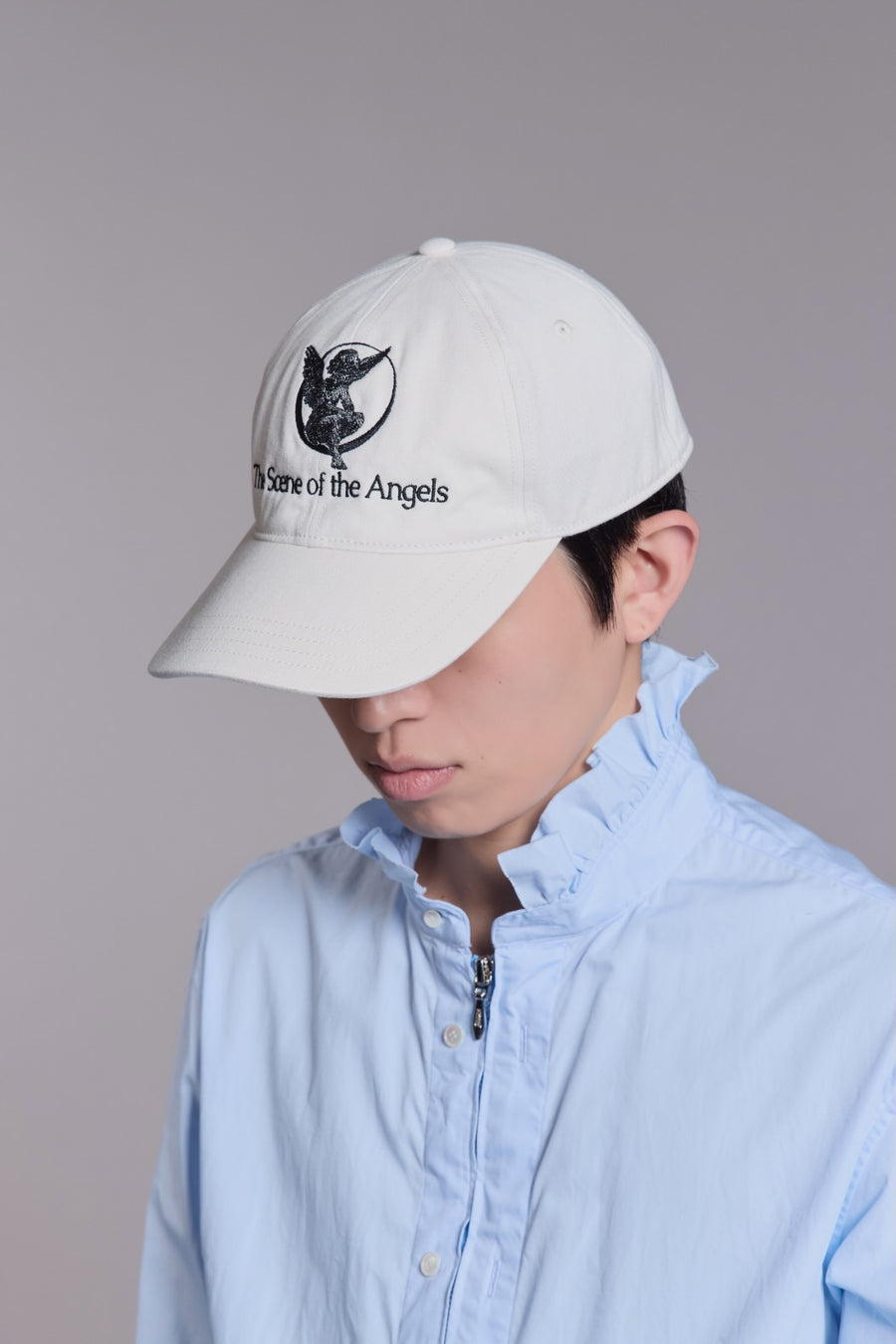 帽子 suu MASU(エムエーエスユー)のMB EMBROIDERY CAP ECRU(キャップ)の通販