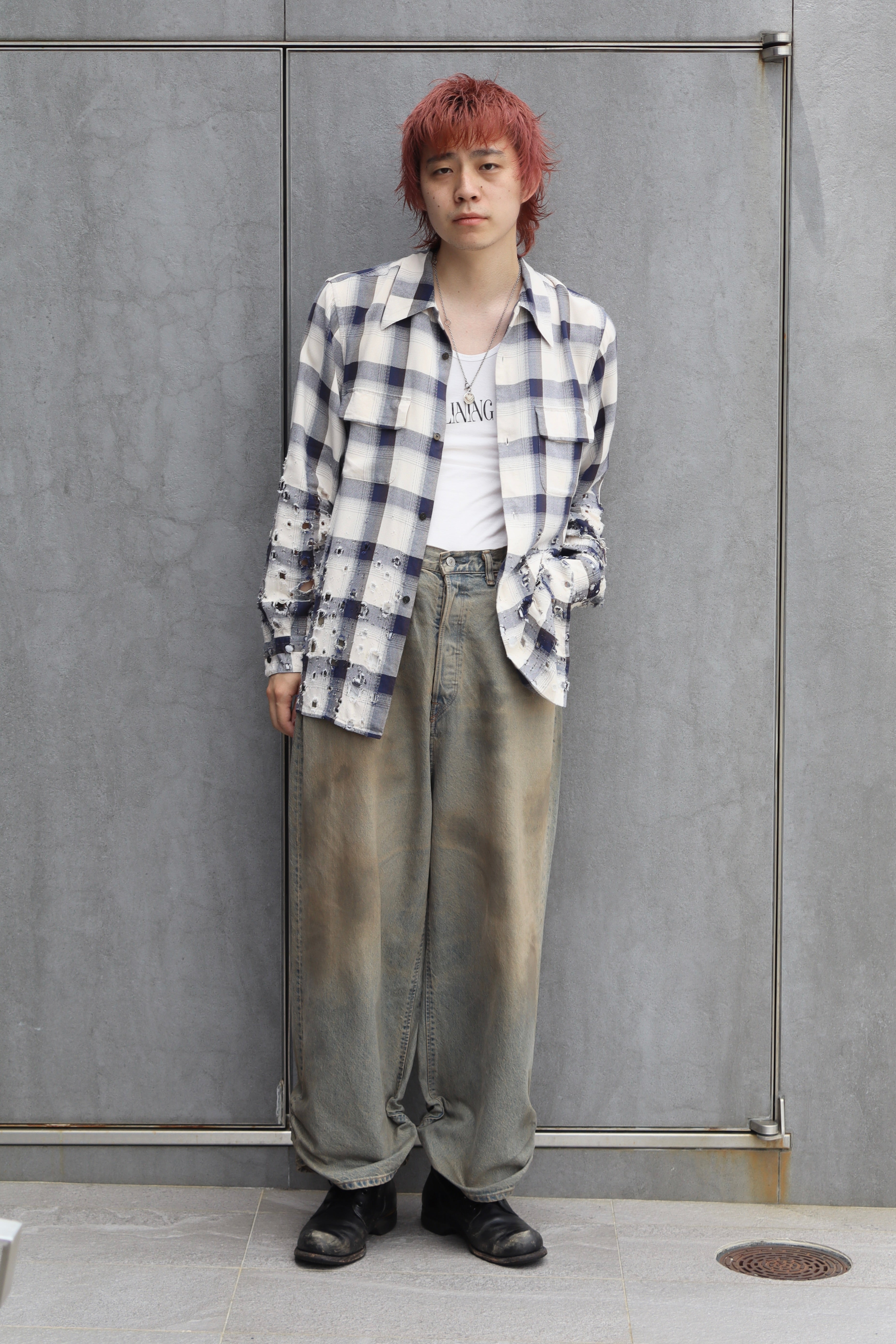 SUGARHILL(シュガーヒル)のOMBRE DESTROYED SHIRTの通販｜PALETTE art