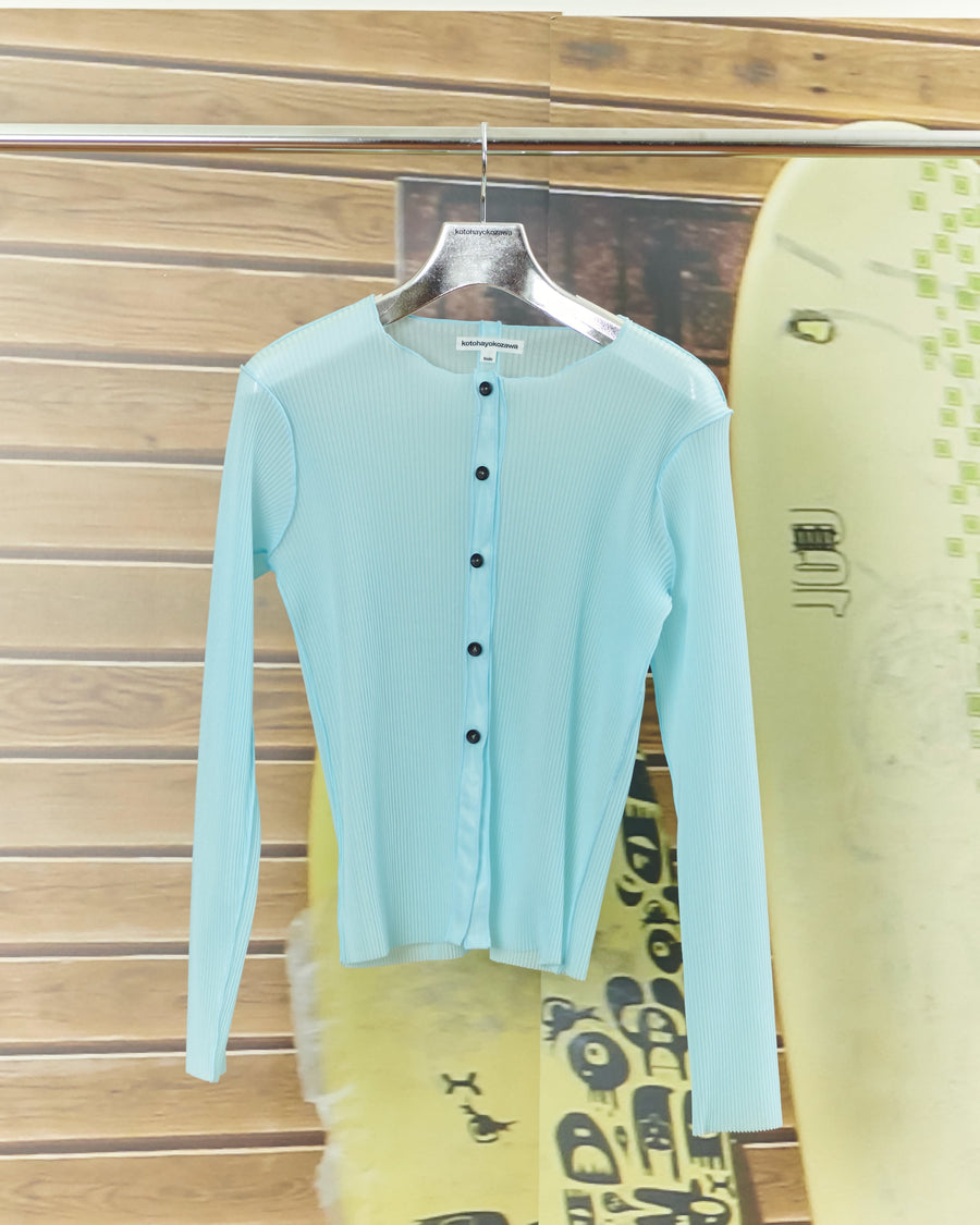 kotohayokozawa(コトハヨコザワ)のSHEER CARDIGAN RAMUNEの通販