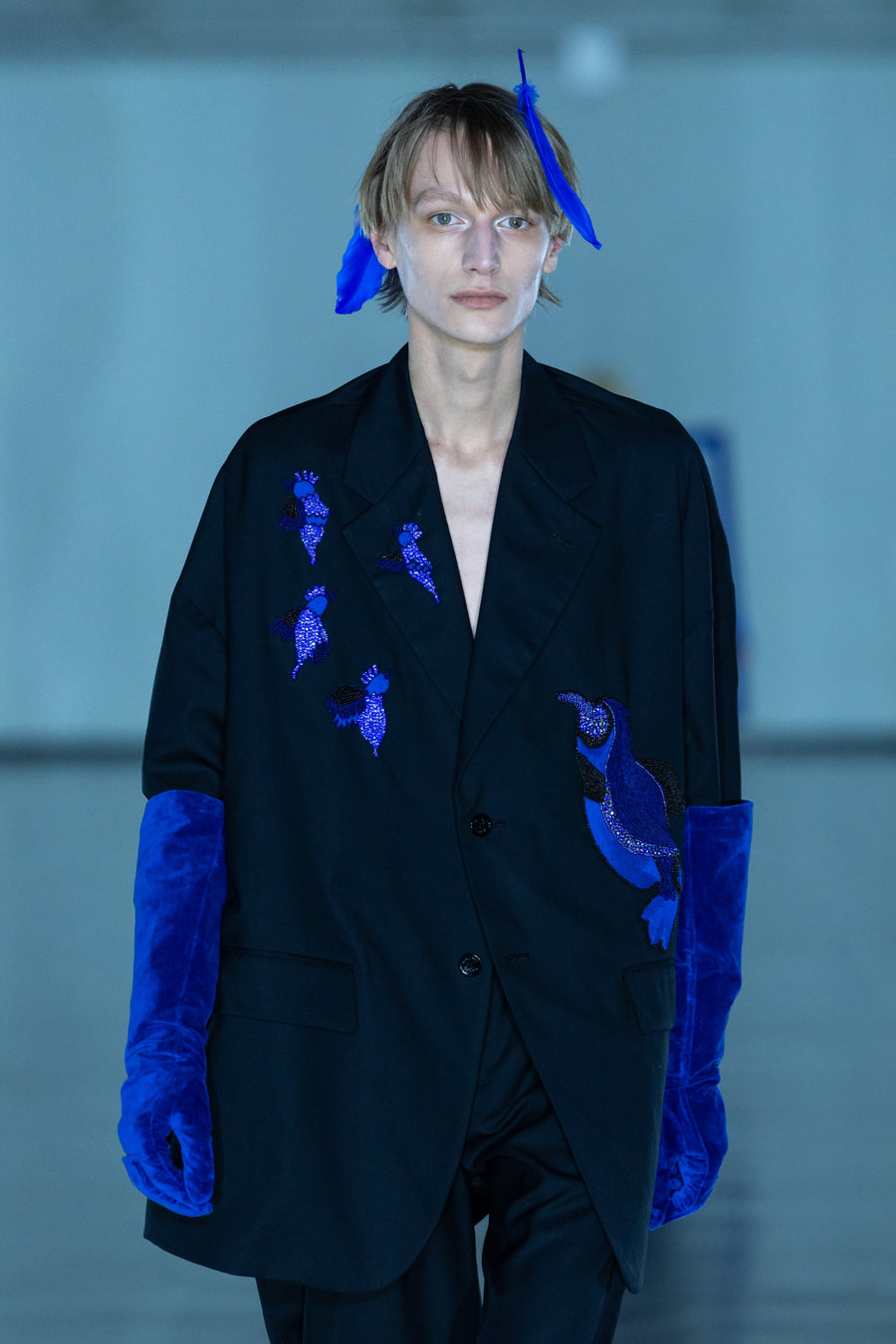 SHINYAKOZUKA  HIS JACKET WITH BIJOU