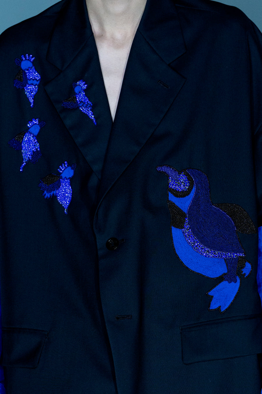 SHINYAKOZUKA  HIS JACKET WITH BIJOU