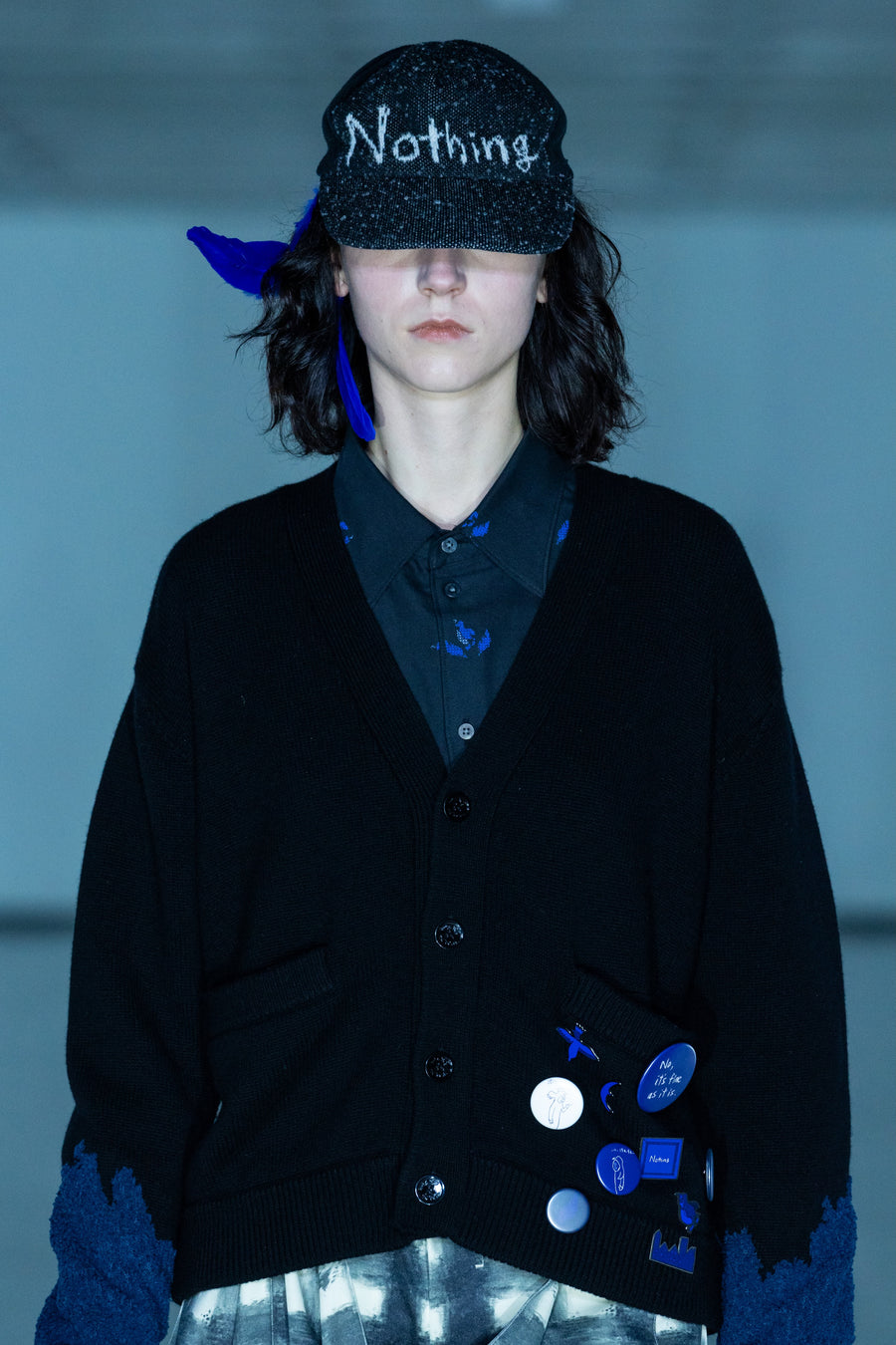 SHINYAKOZUKA  MASCOT HANDS CARDI(DAWN BLACK)