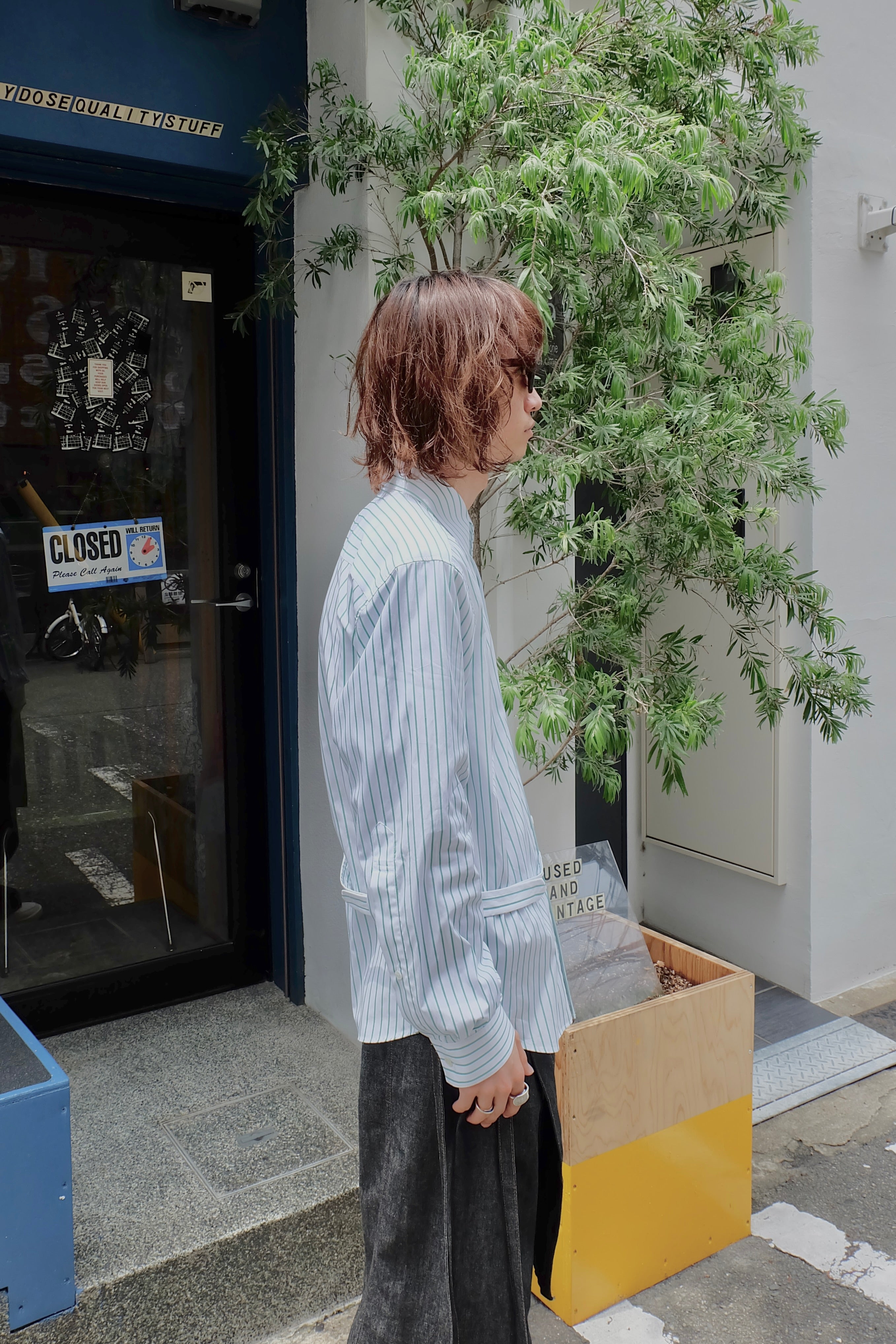 TOGA VIRILIS(トーガ ビリリース)のStripe cotton shirtの通販
