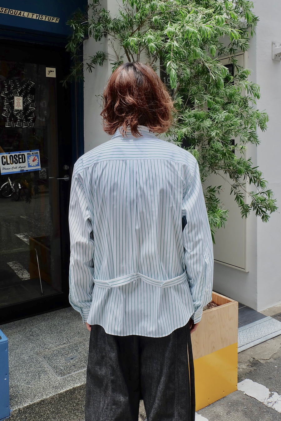 TOGA VIRILIS  Stripe cotton shirt