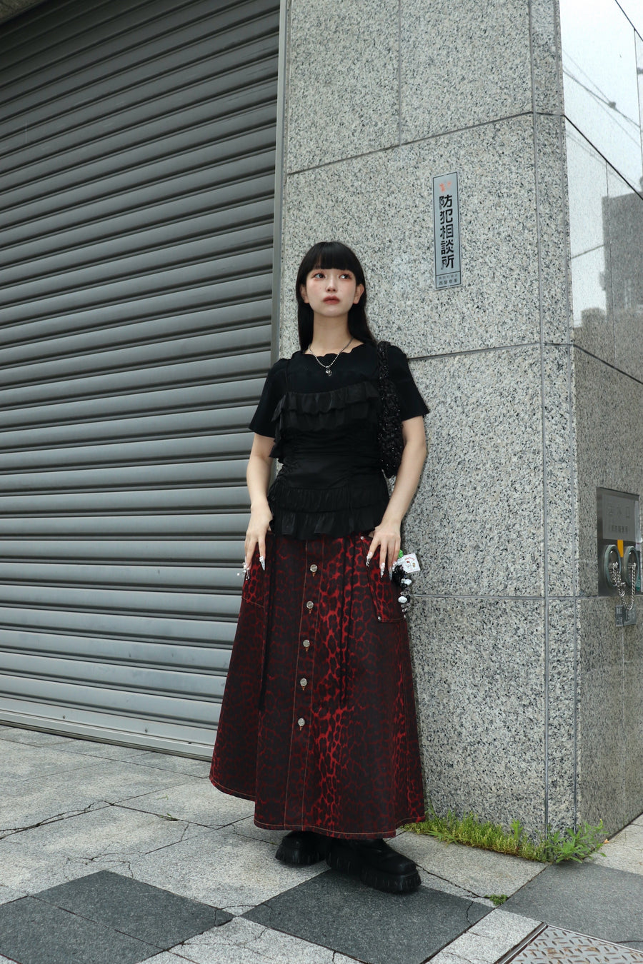 GANNI  Solid Satin Slip Top