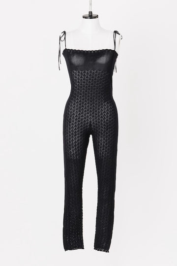 FETICO  LACE KNIT JUMPSUIT