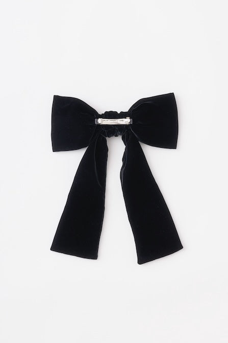 FETICO  VELVET BOW HAIR CLIP