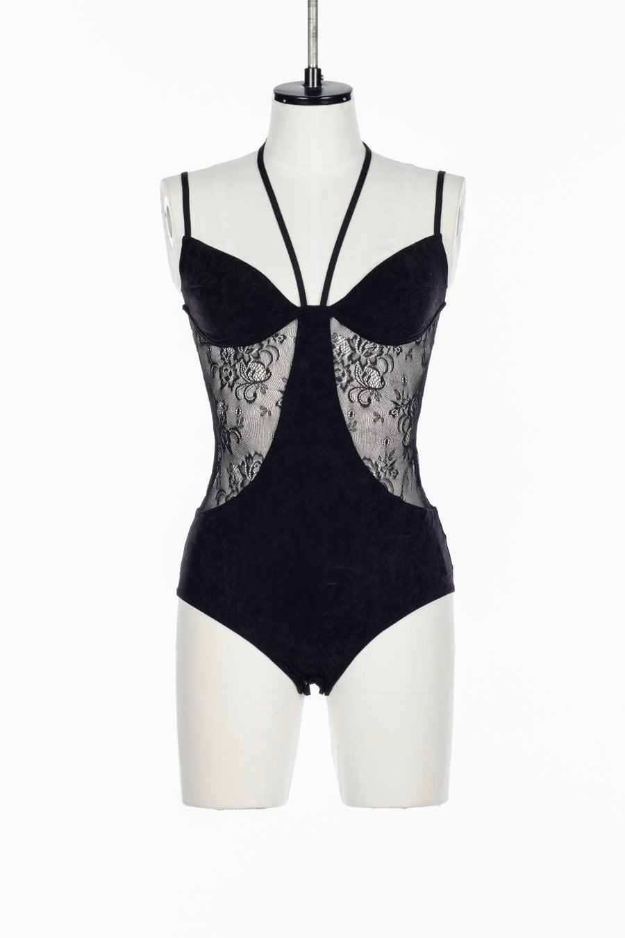 FETICO(フェティコ)のSHEER PANELED VELOUR BODYSUITの通販｜PALETTE