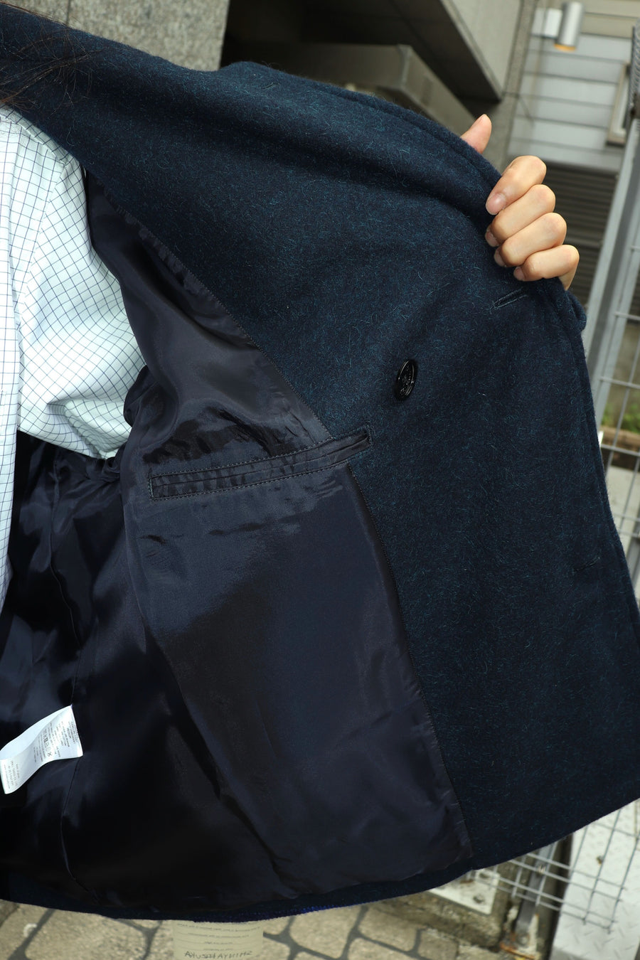 SHINYAKOZUKA  P(ENGUIN) COAT WITH EMBROIDERY