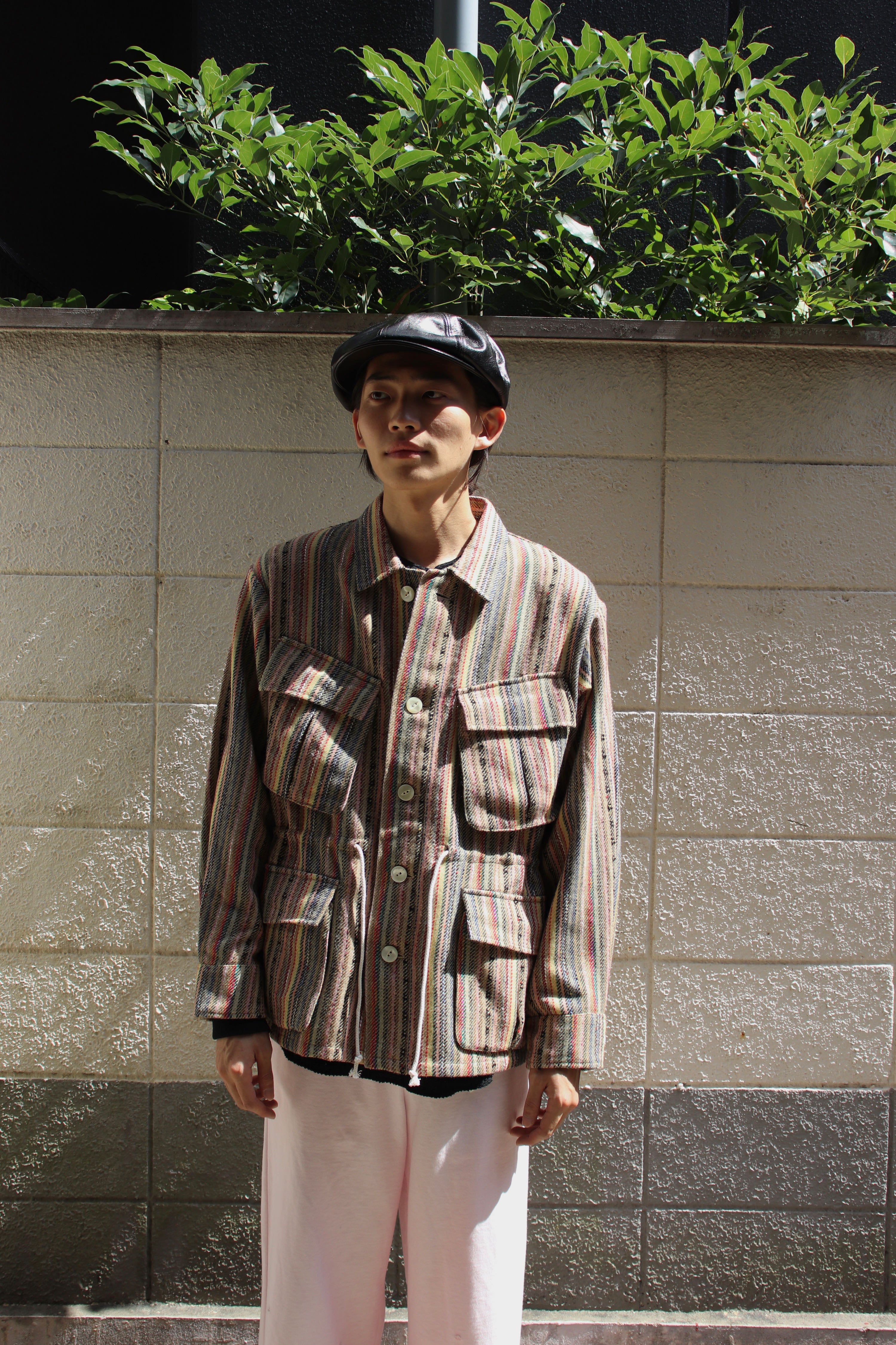 URIG's Multi Stripe WM DRESS FATIGUE SH BEIGE MULTI mail order