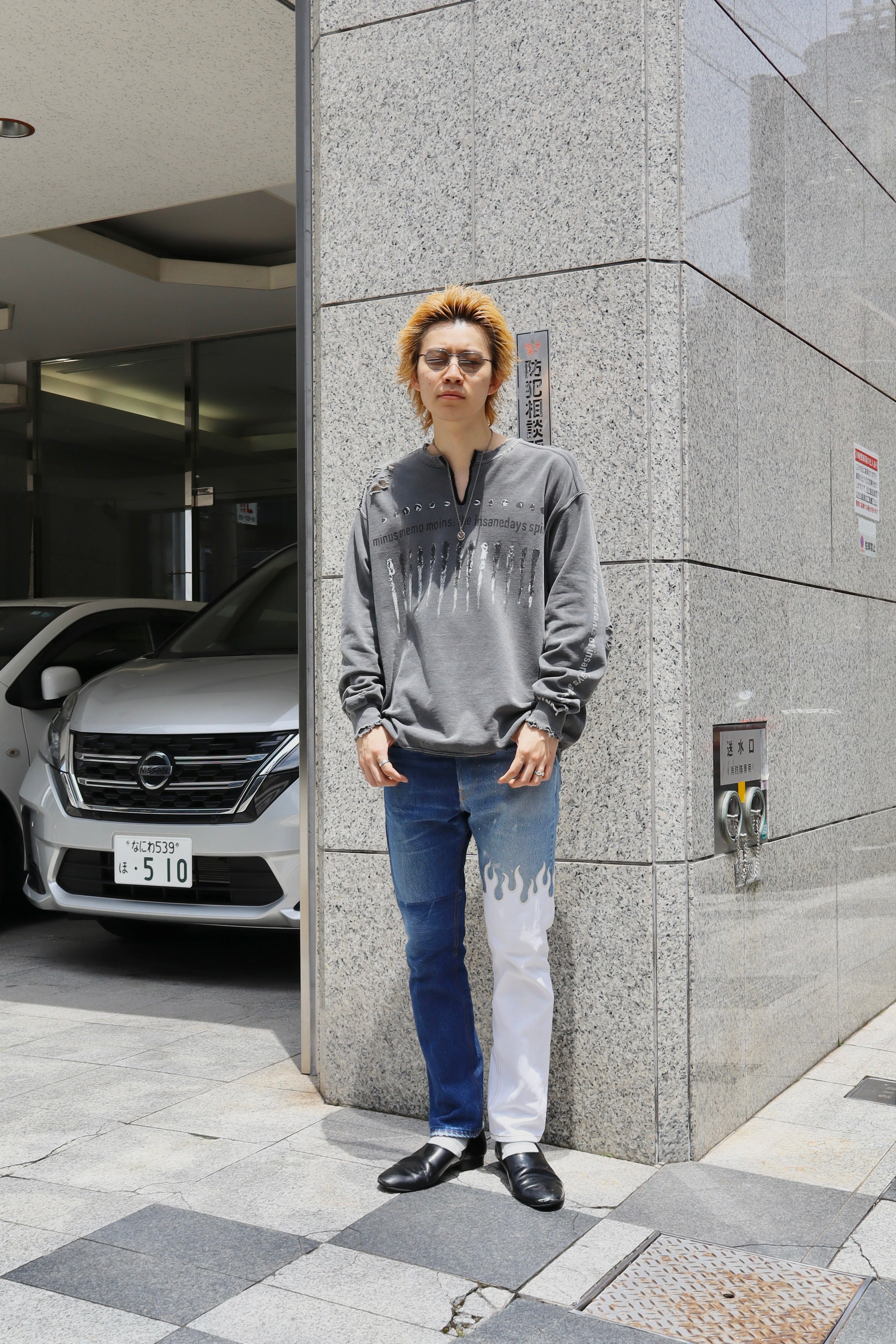 MINUS(マイナス)のBOOTLEG Crew Sweat with Repaired(スウェット)の