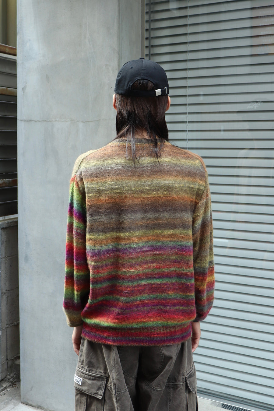 JOHN MASON SMITH  7G GRADATION CREW SWEATER