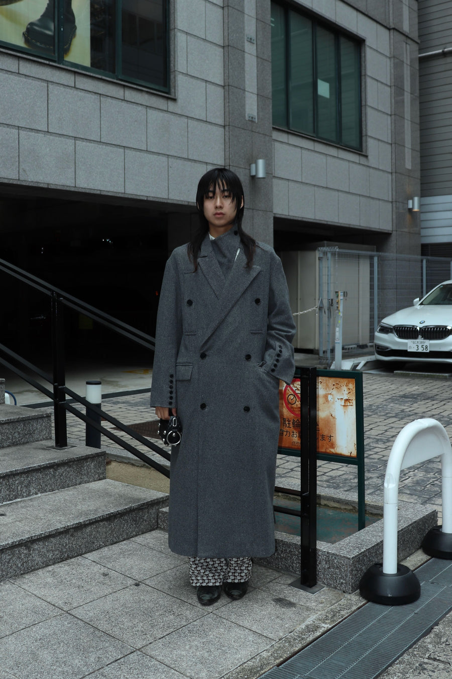MASU  CAPTAIN OVER COAT(GRAY)