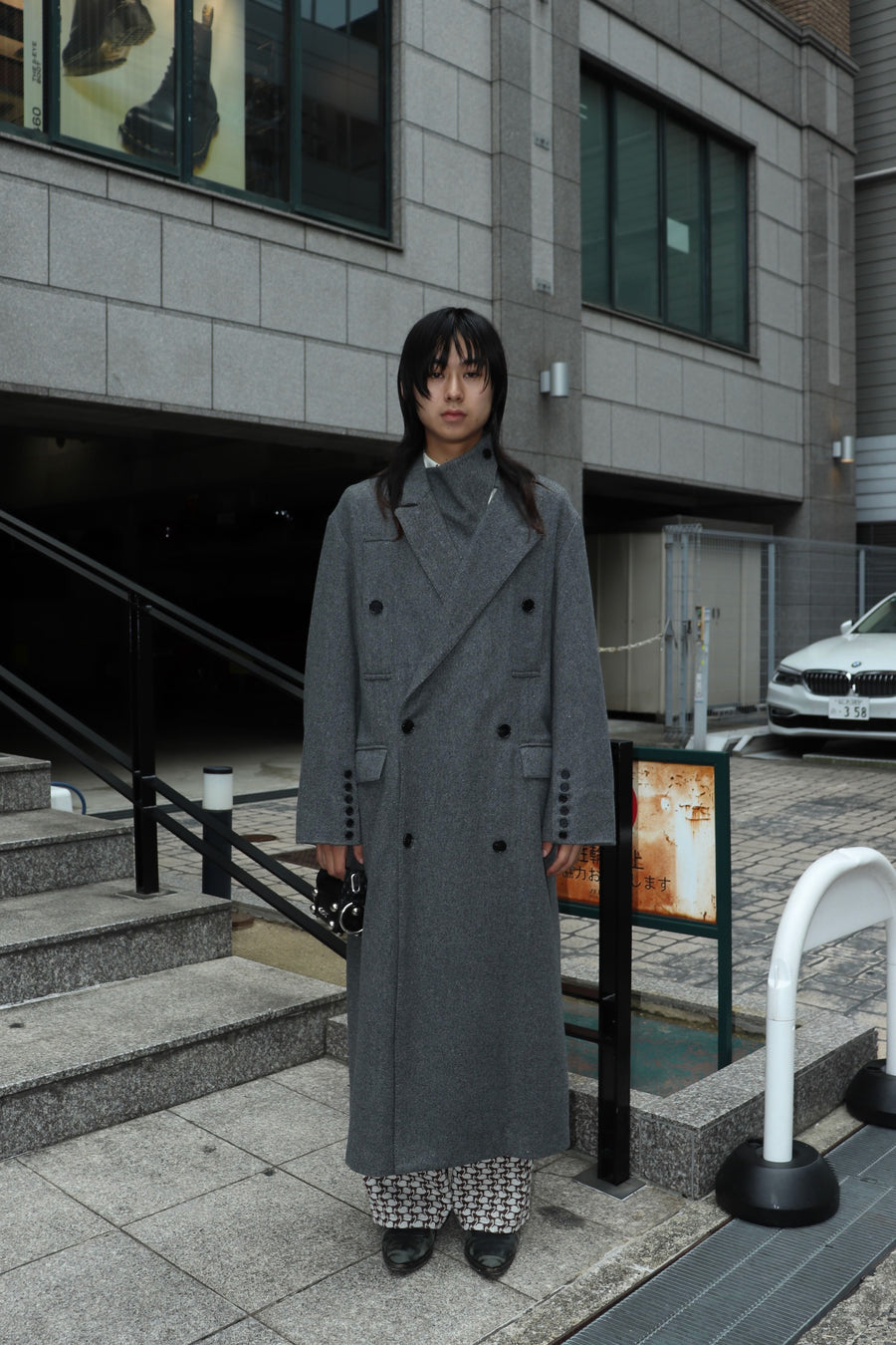 MASU  CAPTAIN OVER COAT(GRAY)