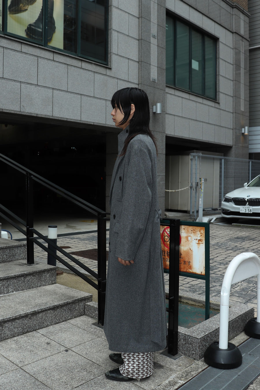 MASU  CAPTAIN OVER COAT(GRAY)