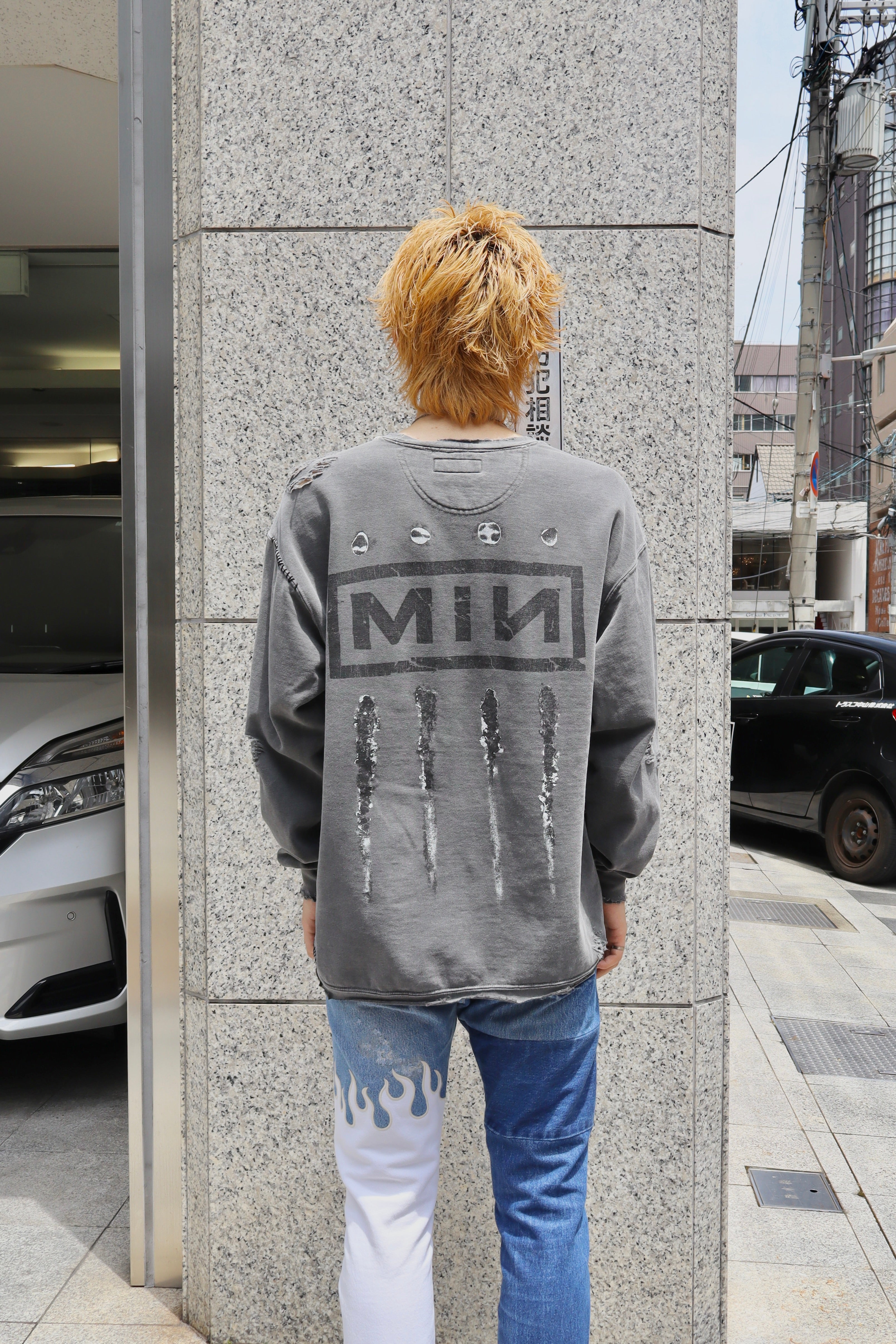 MINUS(マイナス)のBOOTLEG Crew Sweat with Repaired(スウェット)の