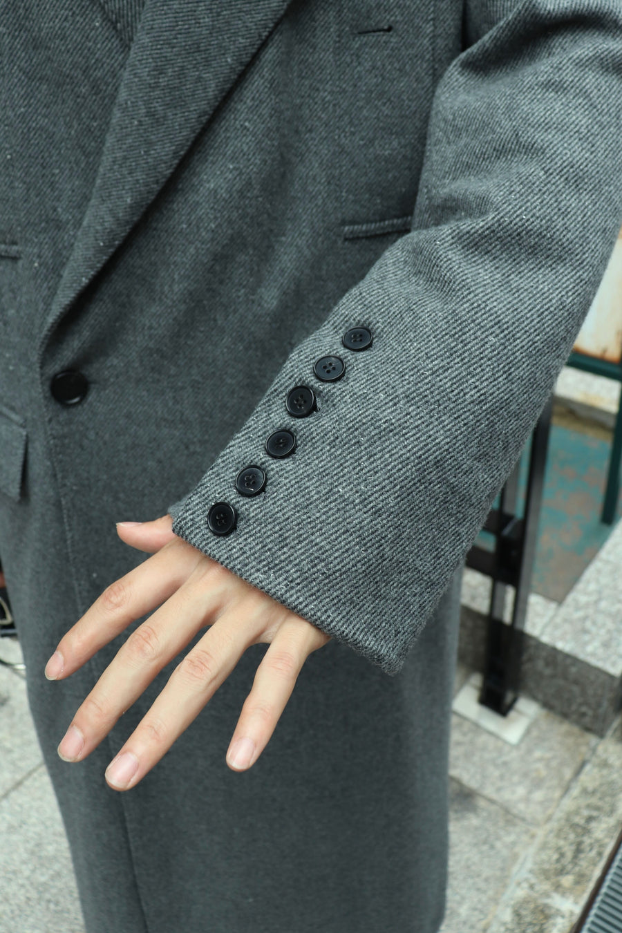 MASU  CAPTAIN OVER COAT(GRAY)
