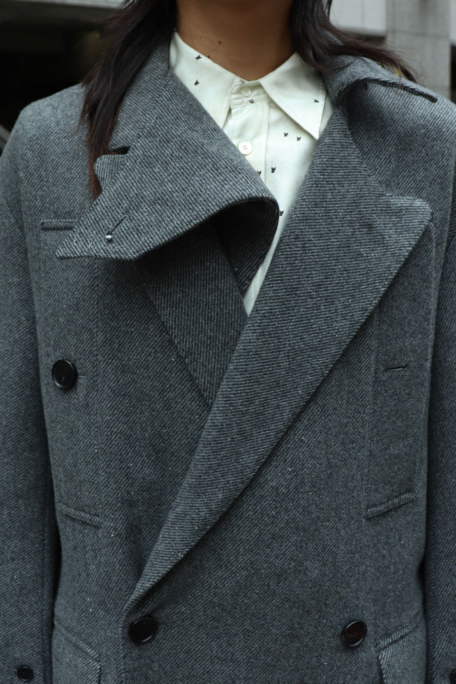 MASU  CAPTAIN OVER COAT(GRAY)