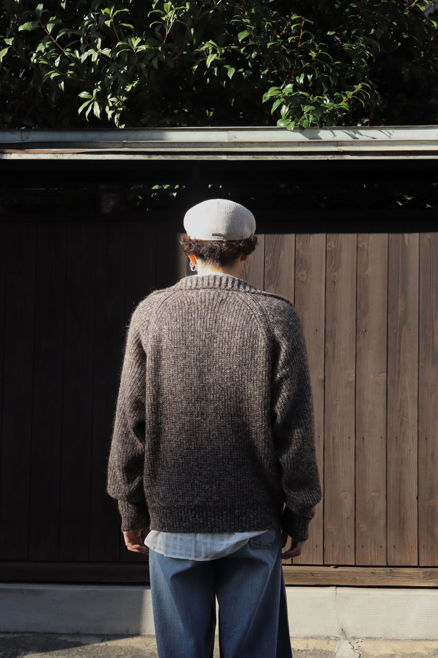 SUGARHILL  MOHAIR PULLOVER SWEATER(BROWN / CAMEL)