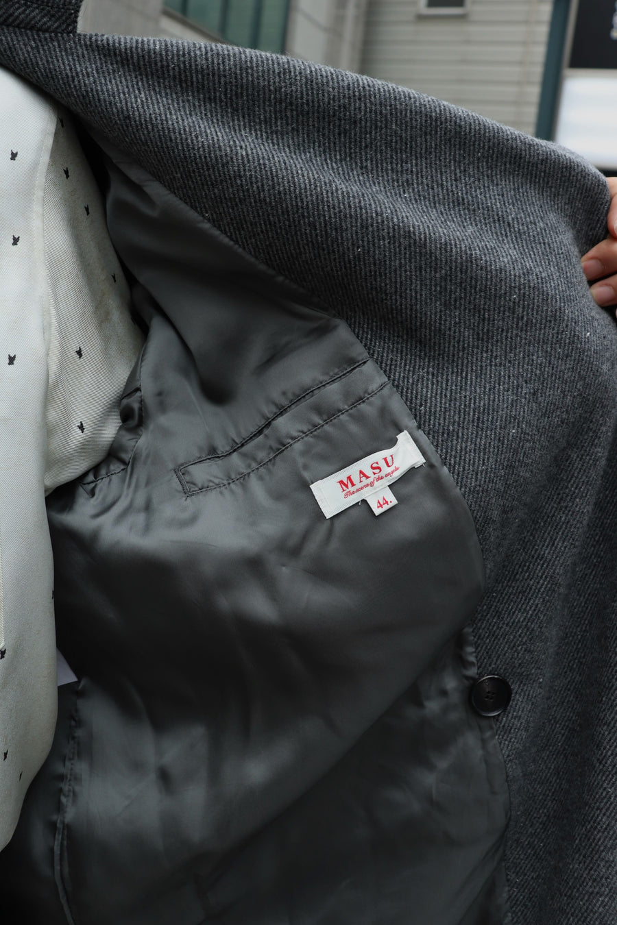 MASU  CAPTAIN OVER COAT(GRAY)