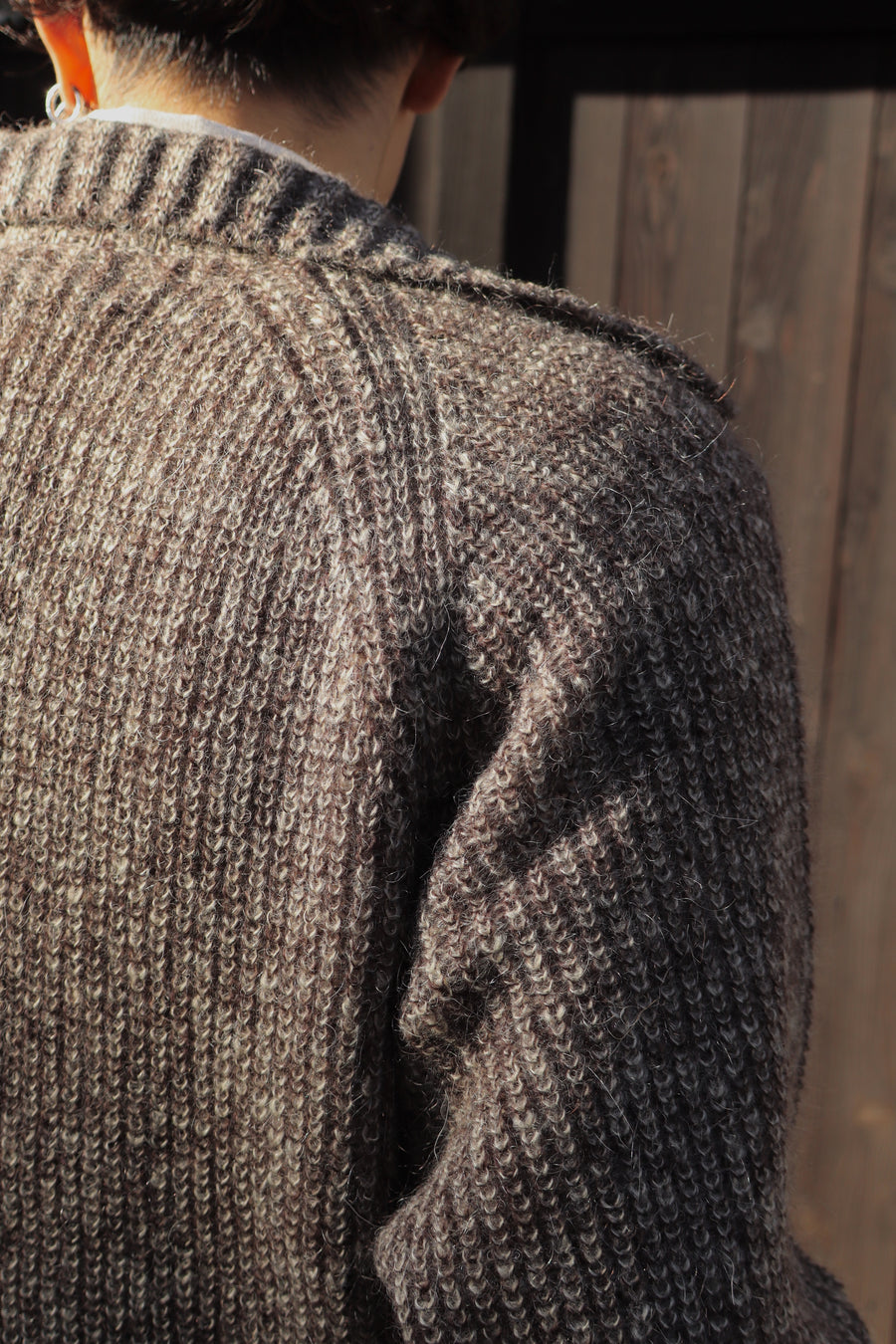 SUGARHILL  MOHAIR PULLOVER SWEATER(BROWN / CAMEL)