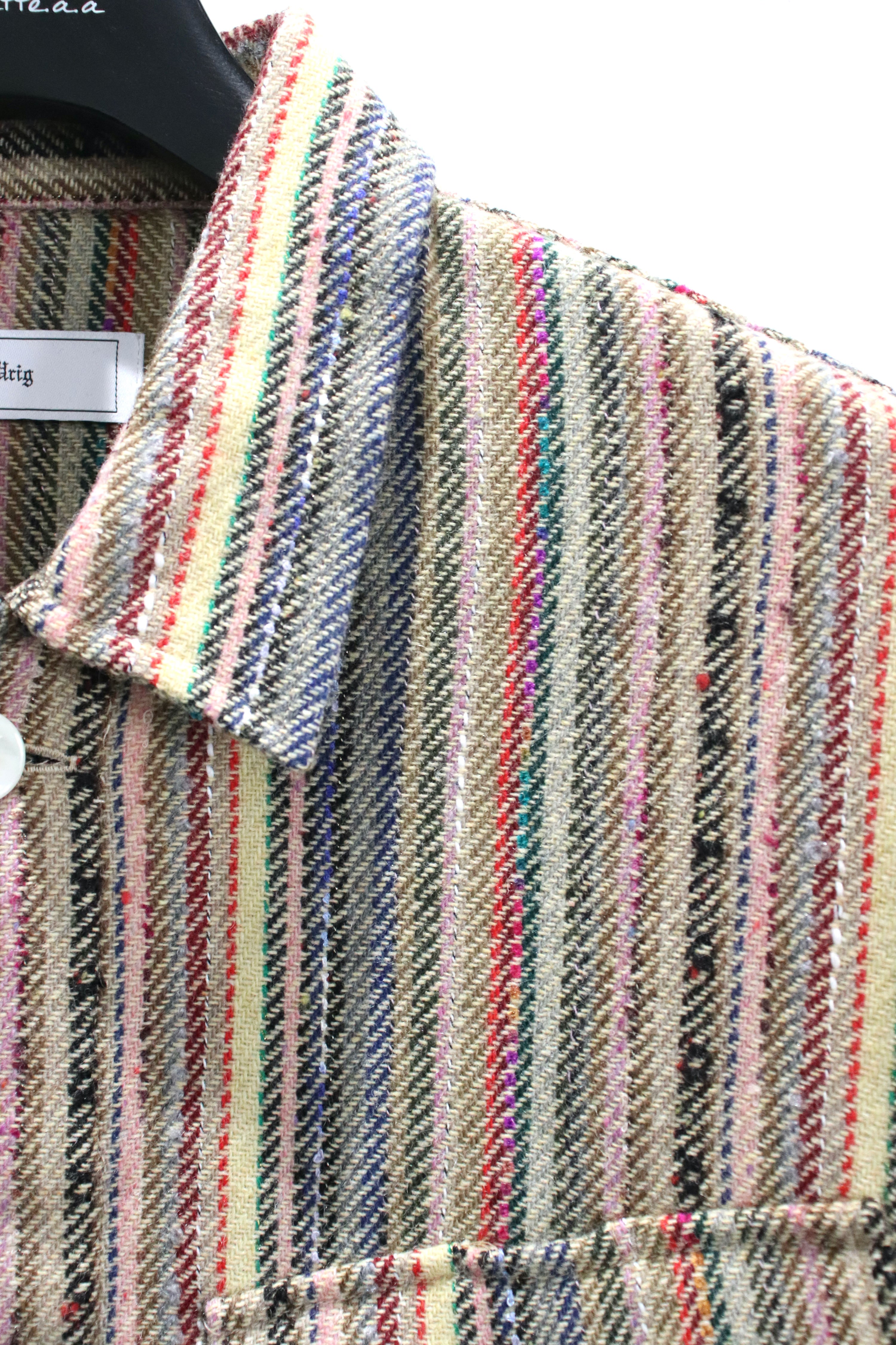 URIG's Multi Stripe WM DRESS FATIGUE SH BEIGE MULTI mail order