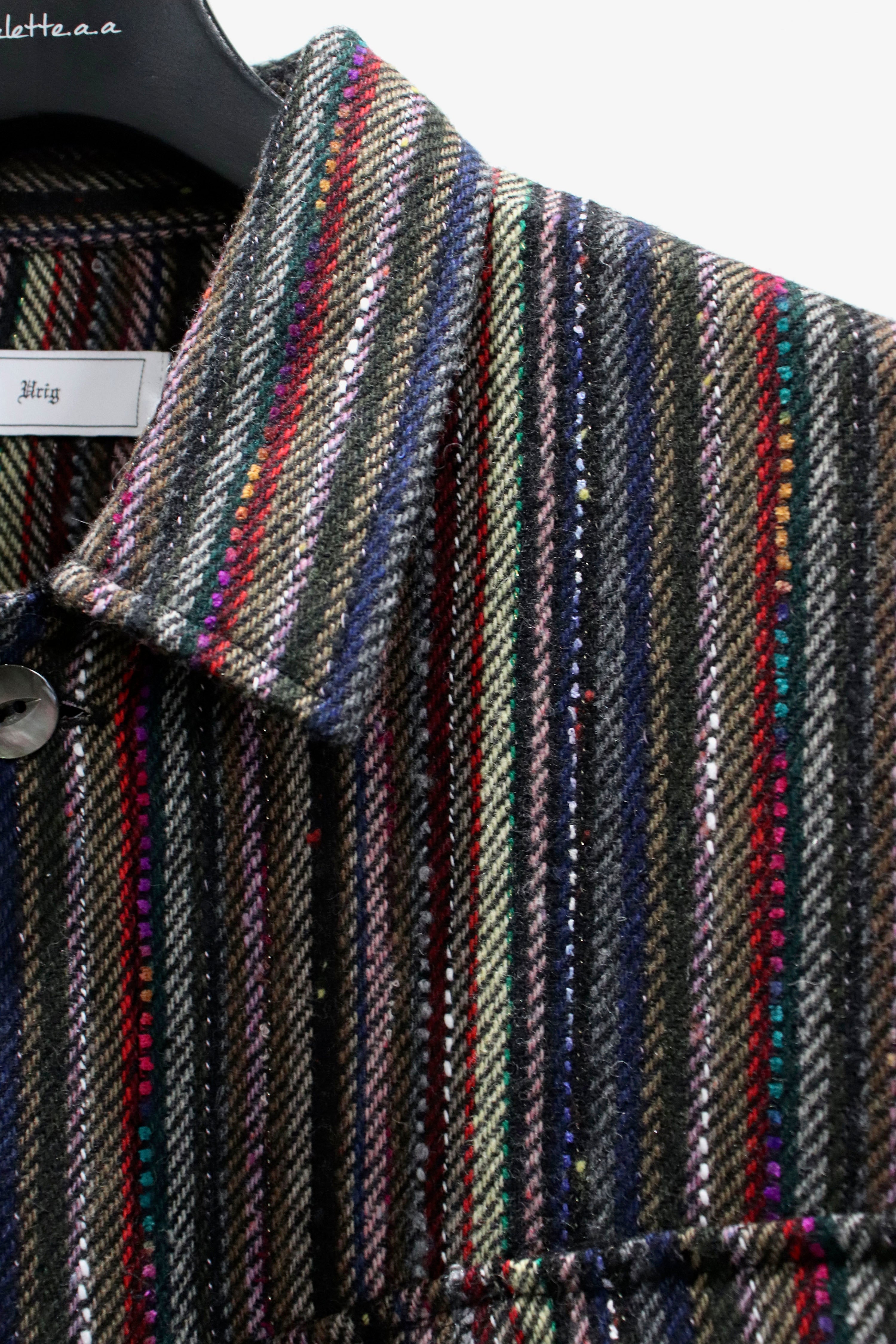 URIG's Multi Stripe WM DRESS FATIGUE SH BLACK MULTI mail order