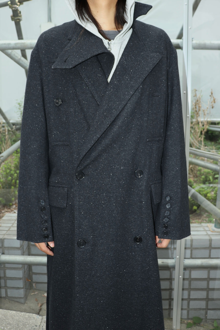 MASU(エムエーエスユー)のCAPTAIN OVER COAT BLACKの通販