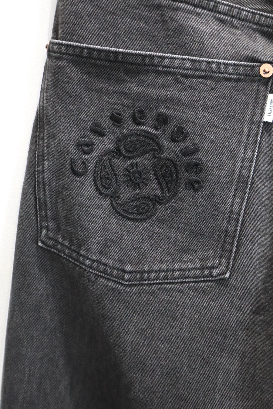SUGARHILL(シュガーヒル)の“CS” MODERN DENIM REGULAR CUT GUNMETAL