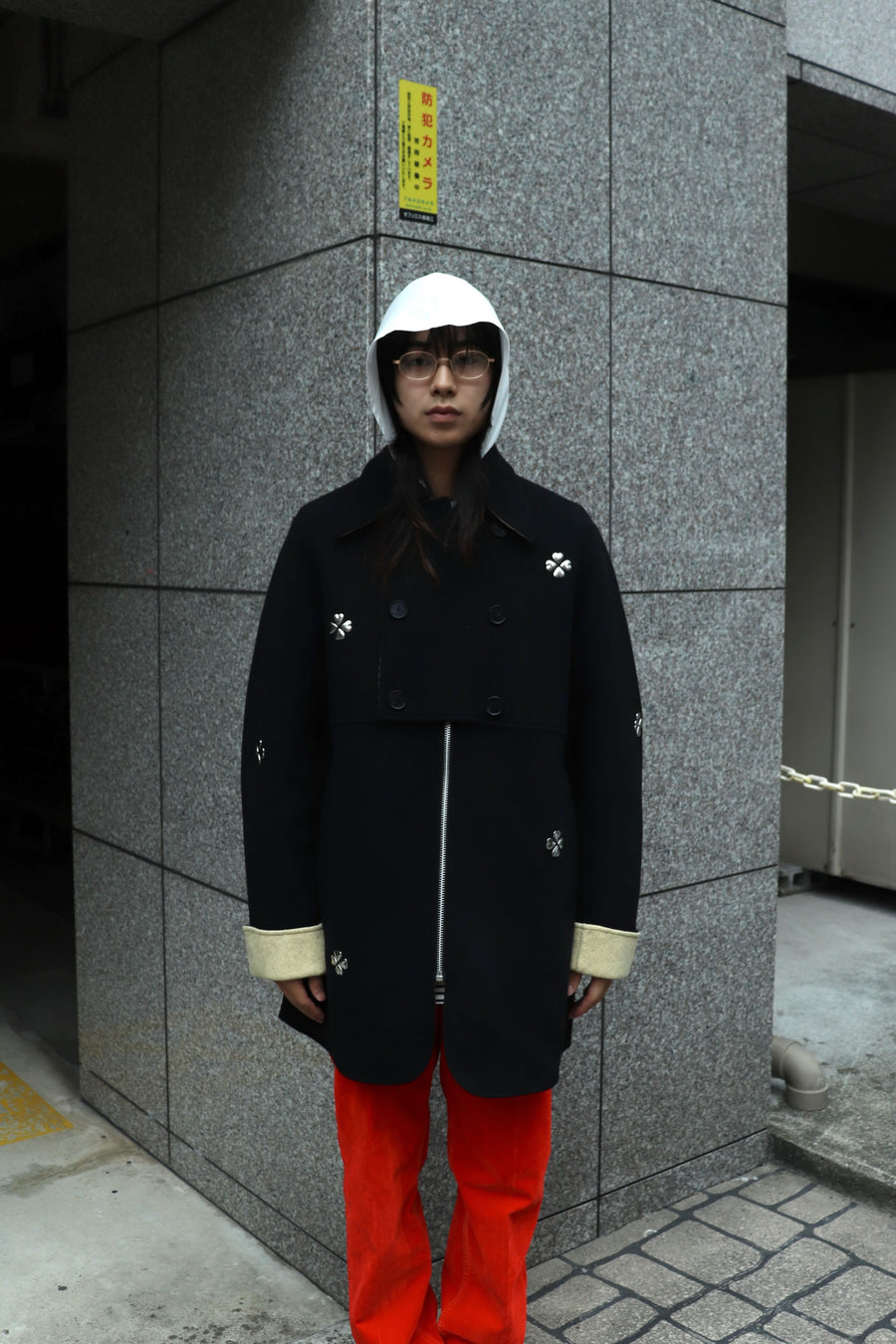 MASU  CLOVER ZIP-UP COAT(BLACK)