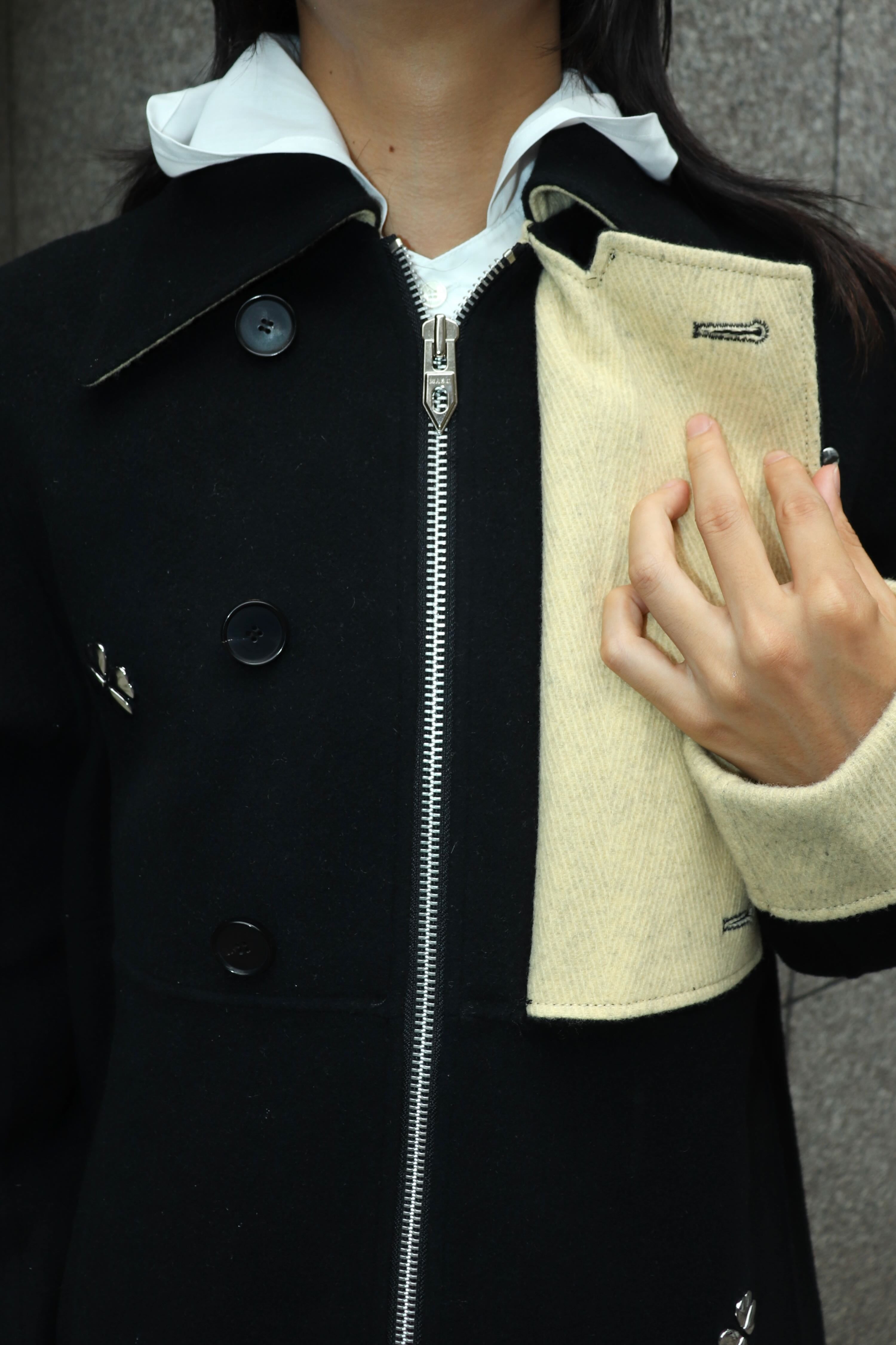 MASU(エムエーエスユー)のCLOVER ZIP-UP COAT BLACKの通販