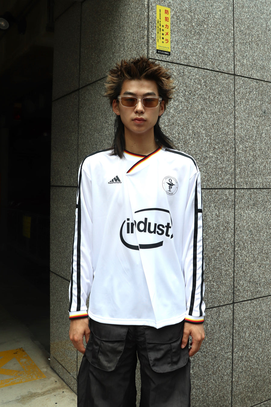 YUKI HASHIMOTO  Y NECK FOOTBALL SHIRTS