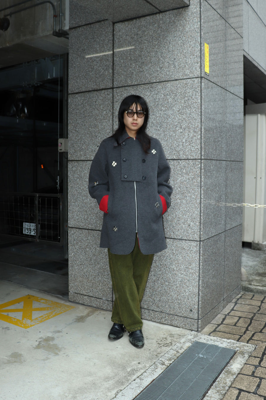MASU(エムエーエスユー)のCLOVER ZIP-UP COAT GRAYの通販｜PALETTE art