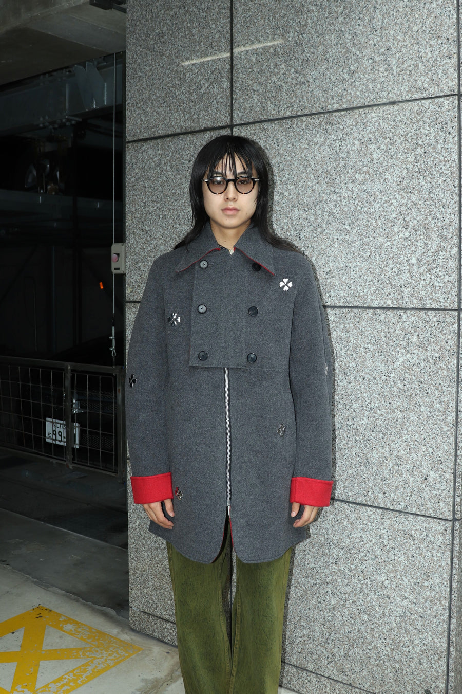 MASU(エムエーエスユー)のCLOVER ZIP-UP COAT GRAYの通販｜PALETTE art