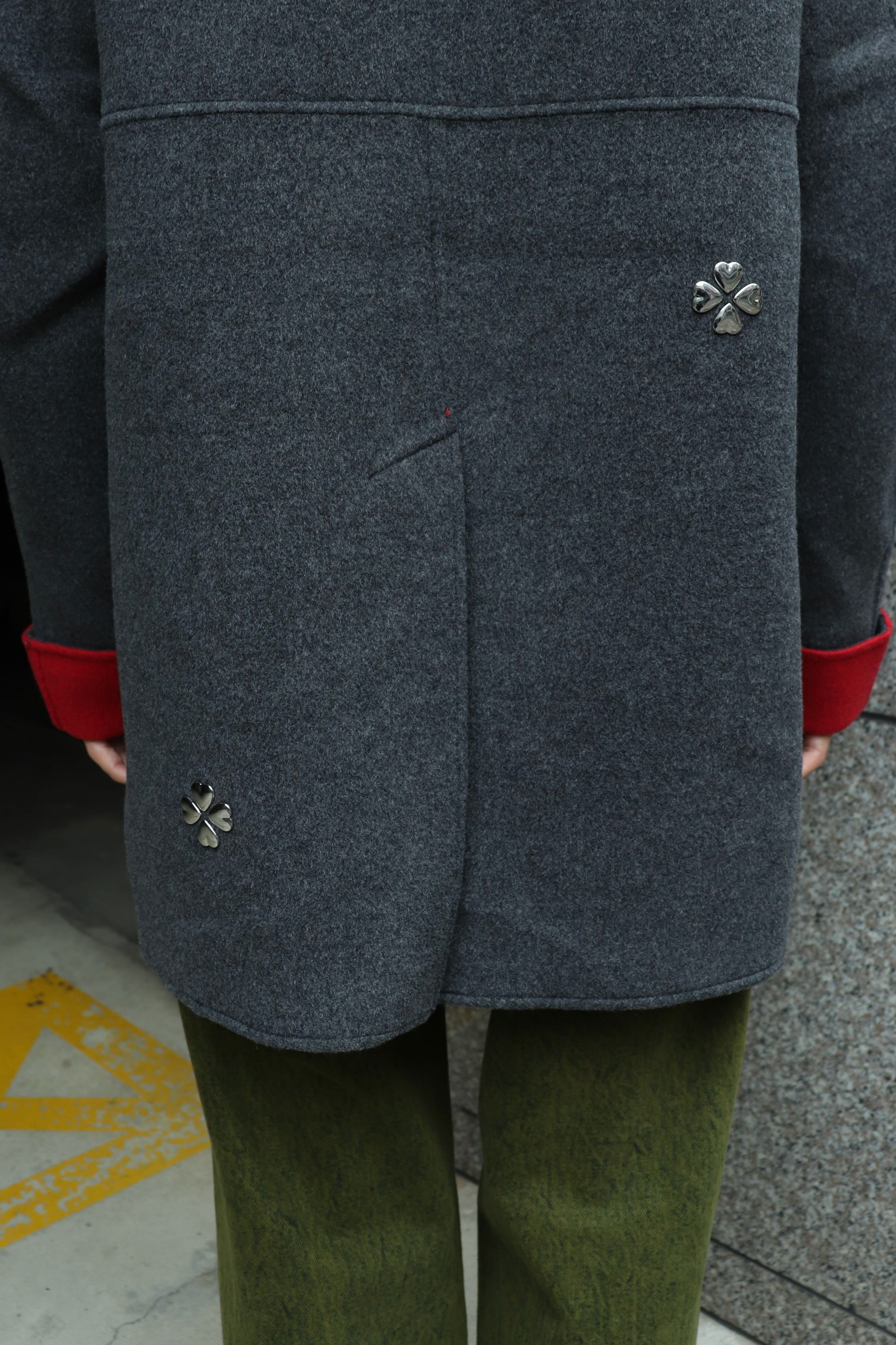 【新品】MASU CLOVER ZIP-UP COAT GRAY サイズ48 MASU(エムエーエスユー)のCLOVER ZIP-UP COAT GRAYの通販｜PALETTE art