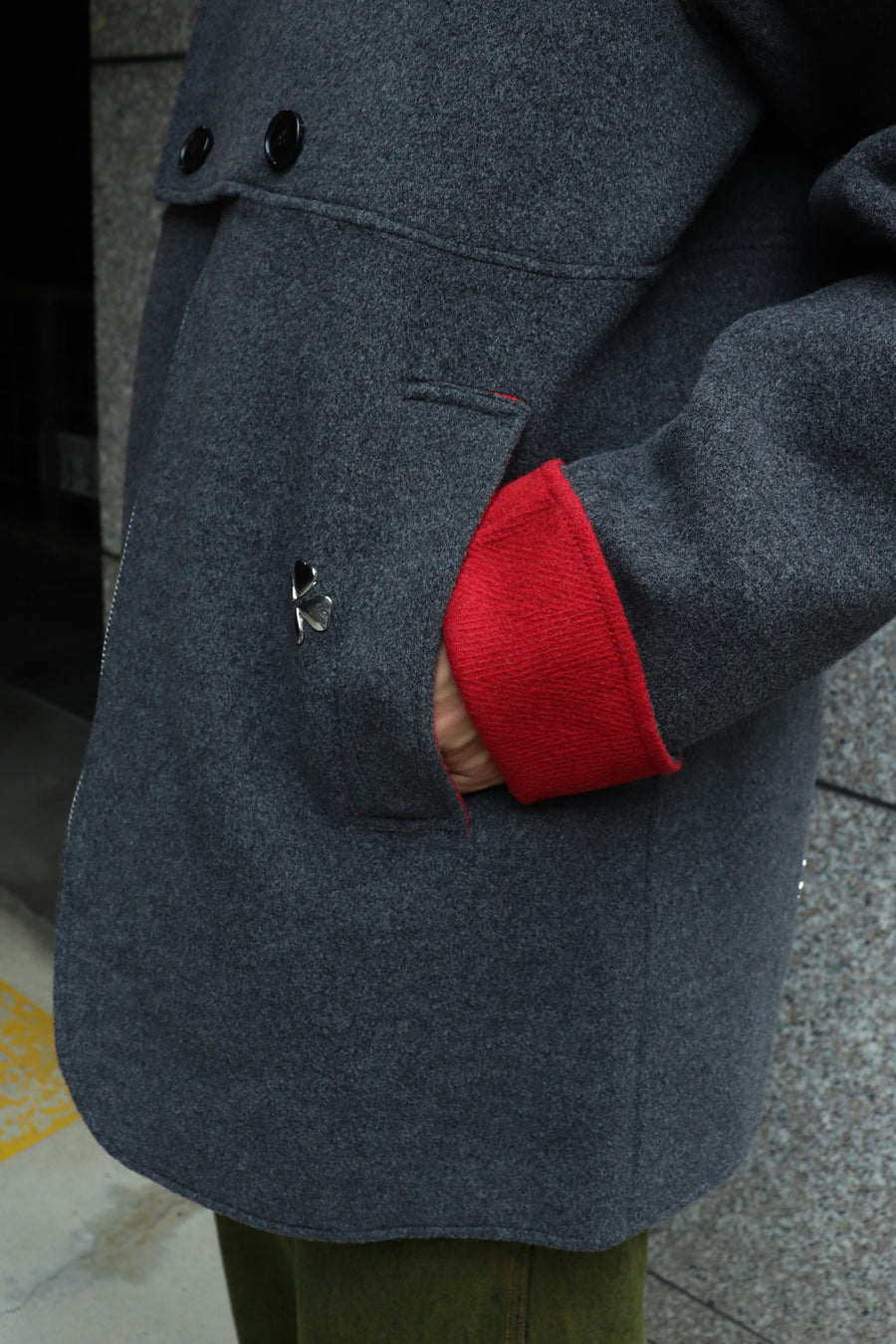 MASU(エムエーエスユー)のCLOVER ZIP-UP COAT GRAYの通販｜PALETTE art