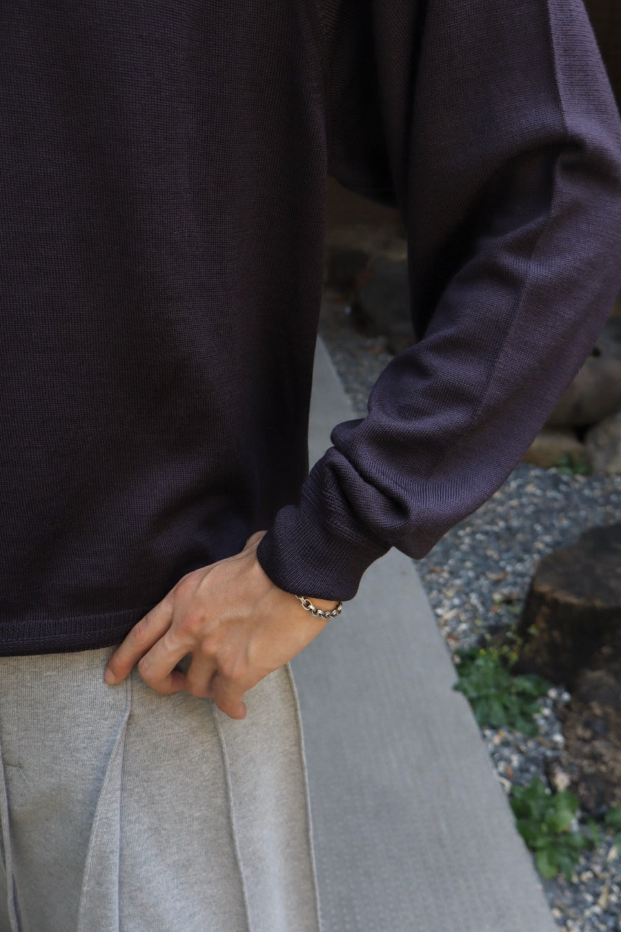 SUGARHILL  WOOL SWEATER(PURPLE)