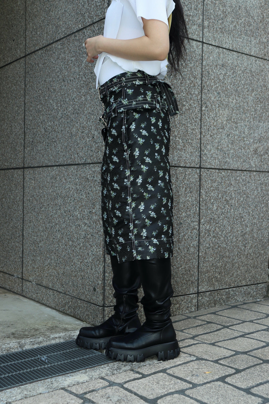 GANNI  Floral Jacquard Shorts