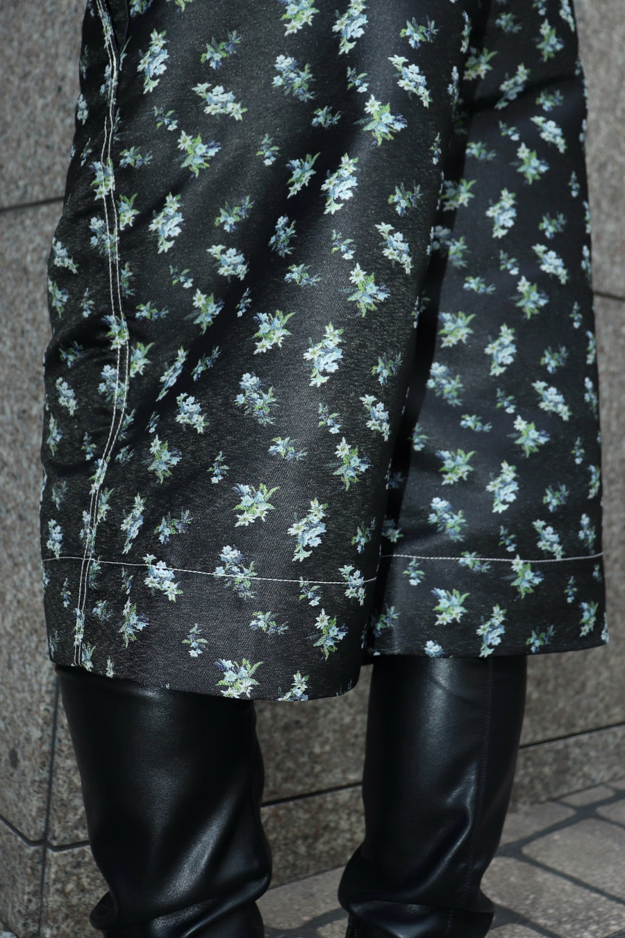 GANNI  Floral Jacquard Shorts