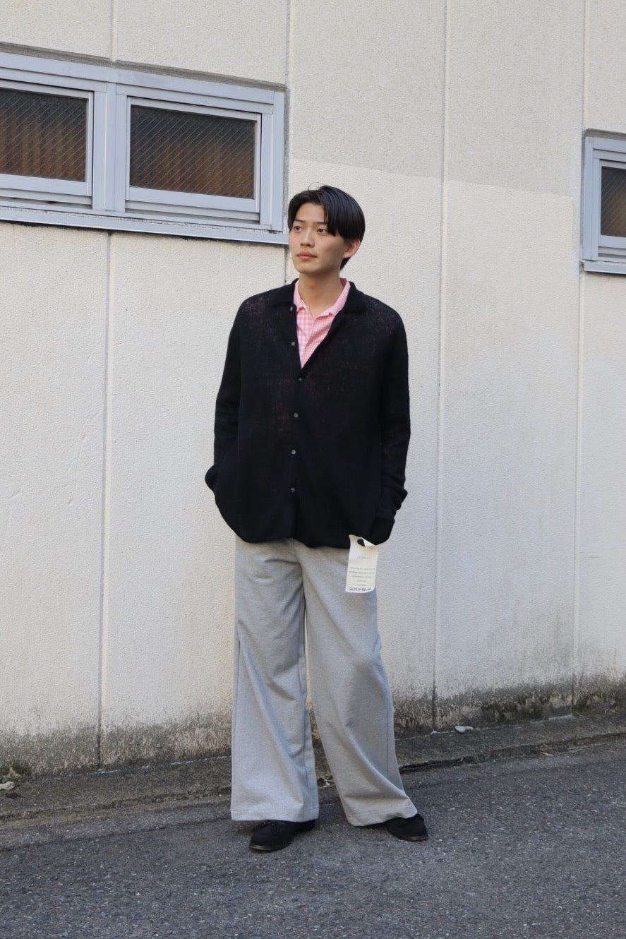 SHINYAKOZUKA  NOTHING SPECIAL KNITTED SHIRT(DAWN BLACK)