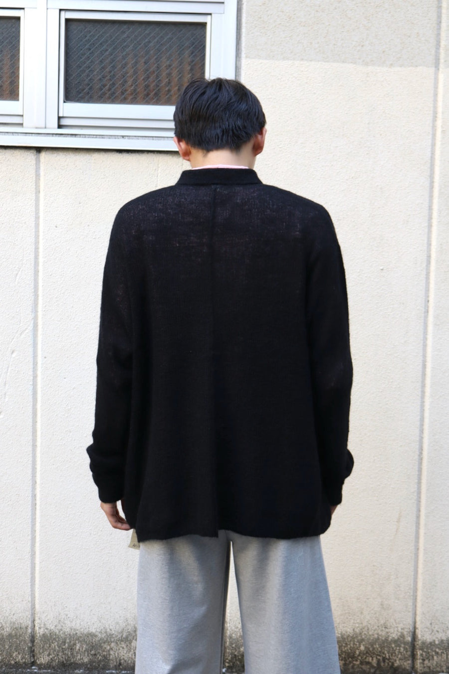 SHINYAKOZUKA  NOTHING SPECIAL KNITTED SHIRT(DAWN BLACK)