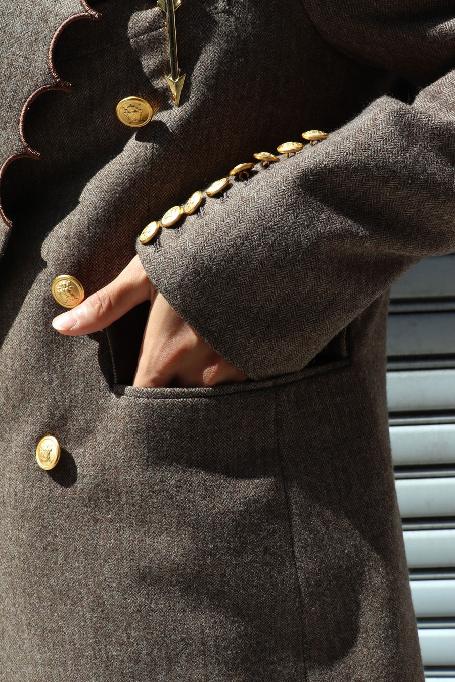 MASU(エムエーエスユー)のCRATER TAILORED JACKET MOCHAの通販