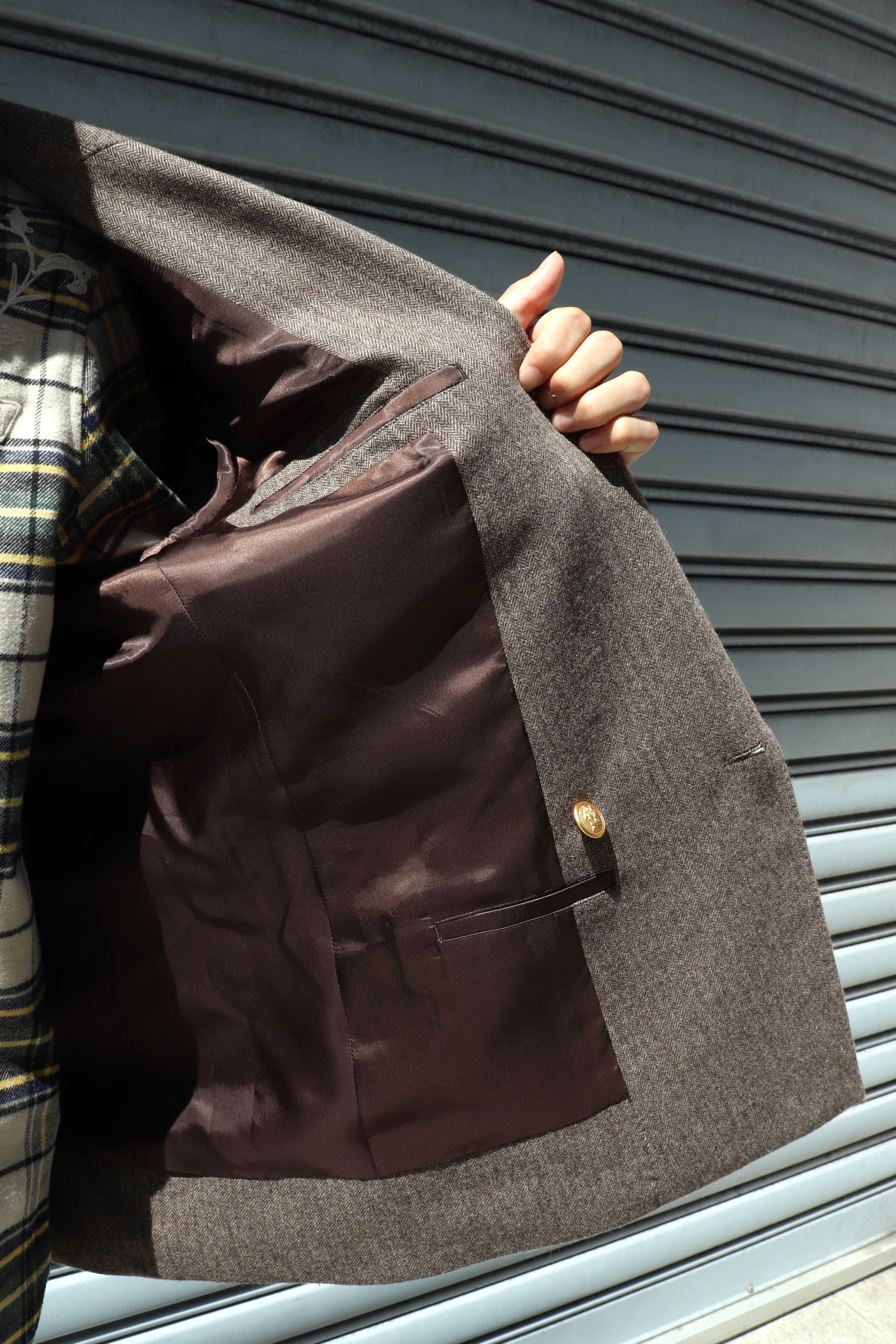 ジャケット・アウター 25AW MASU CRATER TAILORED JACKET MOCHA46 MASU(エムエーエスユー)のCRATER TAILORED JACKET MOCHAの通販