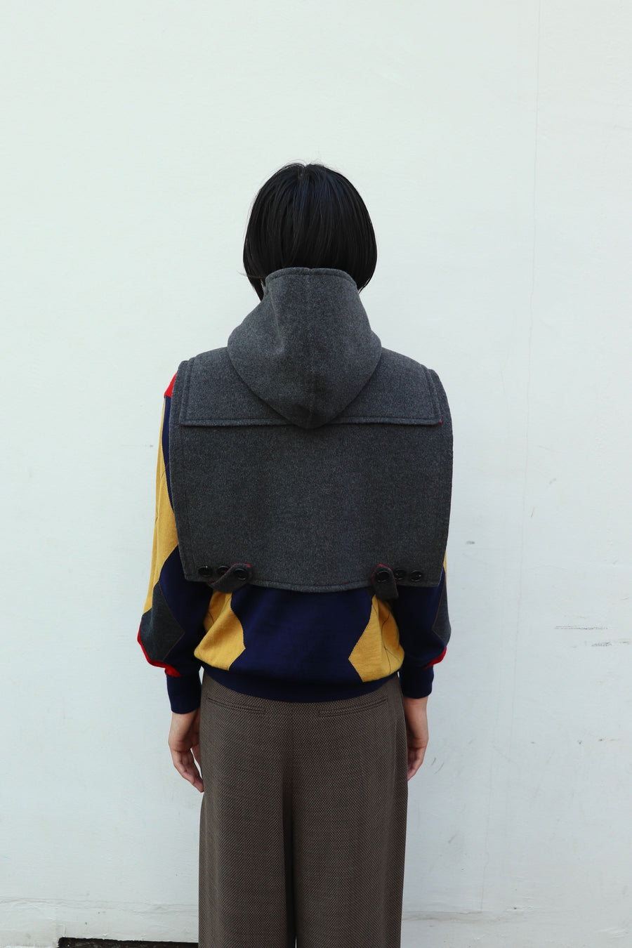 MASU(エムエーエスユー)のDUFFLE VEST GRAYの通販｜PALETTE art alive 